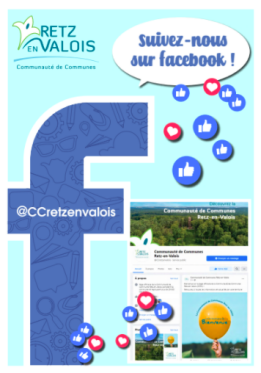 Page Facebook de la Communauté de Commune Retz en Valois